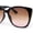 Black - Brown Pink, variant on 90s Designer Oversize Cat Eye Fashion Chic Sunglasses Black - Brown Pink