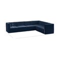 thumbnail image 3 of Meridian Furniture Quincy Navy Velvet Modular Sectional, 3 of 14