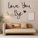 thumbnail image 2 of Love You Bye Sign Wall Decor Letters Wall Decor Bye Love You Wooden Script Sign - Wall Art Home Decor for Love, 2 of 5