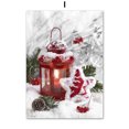thumbnail image 3 of Cuadro sobre lienzo para pared, diseño de pino de invierno, Papá Noel, alce navideño, muñeco de nieve, carteles para decoración del hogar, impresiones, imágenes de pared para sala de estar, 3 of 5