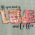 thumbnail image 3 of CafePress - All You Need Is Love And Coffee T Shirt - Women's Nightshirt, 3 of 4