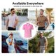 thumbnail image 5 of Balery Breast CancerN Ribbons Awareness Camisa Polo de Hombre con Estampado, de Manga Corta y Tejido Medio, Camisa Tipo Golf Polo-3X-Large, 5 of 6