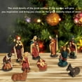 thumbnail image 5 of Pesebre Navideño Tradicional - 10 Figuras De Pesebre Navideño, Figuras De Pesebre Navideño, Figuras De Pesebre Navideño Estatua De Jesús, Figuras De Pesebre Navideño De Resina, Manualidades, 5 of 5