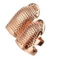 thumbnail image 3 of Thimble Finger Protector, Sewing Thumb Protector Durable Adjustable Finger Protector DIY Quilting Tools  For Hand Sewing Gray,Cyan-blue,Colorful,Silver,Rose Gold, 3 of 8