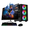thumbnail image 1 of Computadora Escritorio Completa Xtreme PC Gaming AMD Radeon Vega Renoir Ryzen 5 5600G 16GB SSD 1TB Monitor 27 75Hz WIFI Black gaming ligero, oficina, estudio y hogar, 1 of 6