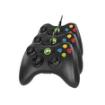 thumbnail image 1 of Retrofam Xbox 360 Wired Joysticks Video Game Controller, Black (3-Pack), 1 of 4