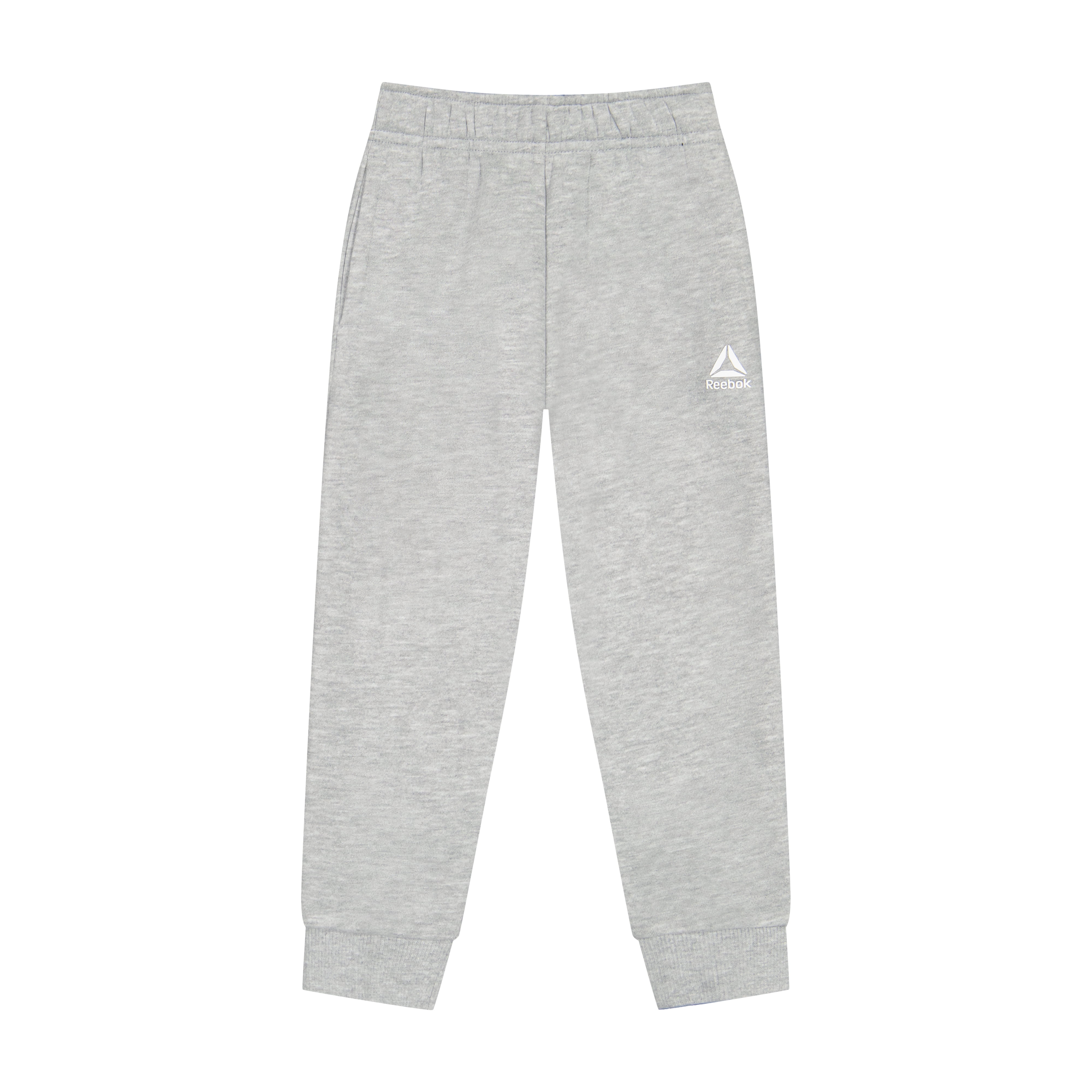 Reebok Toddler Fleece Crew and Jogger Set, 2-Piece, Sizes 12M-5T