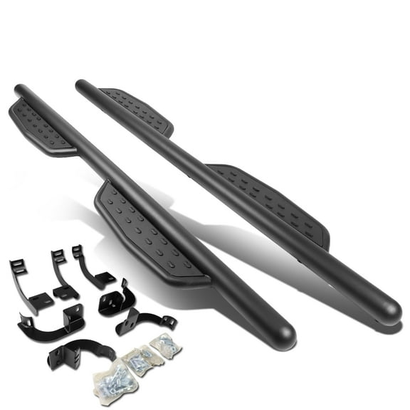 DNA Motoring 3" Side Step Nerf Bars Running Boards for 2009-2020 Dodge Ram 1500 2500 3500 Quad Cab