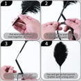 thumbnail image 4 of Kit de plumas de avestruz Soarer, 34 pulgadas, color morado, 10 unidades, para decoración, 4 of 6