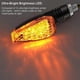 thumbnail image 4 of 4-Pack LED Turn Signal Lights for Motorcycles, 14 LED 12V Flowing Indicators, 4 of 4