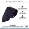 thumbnail image 4 of Ascentix Flower Diamonds Necktie, 4 of 4