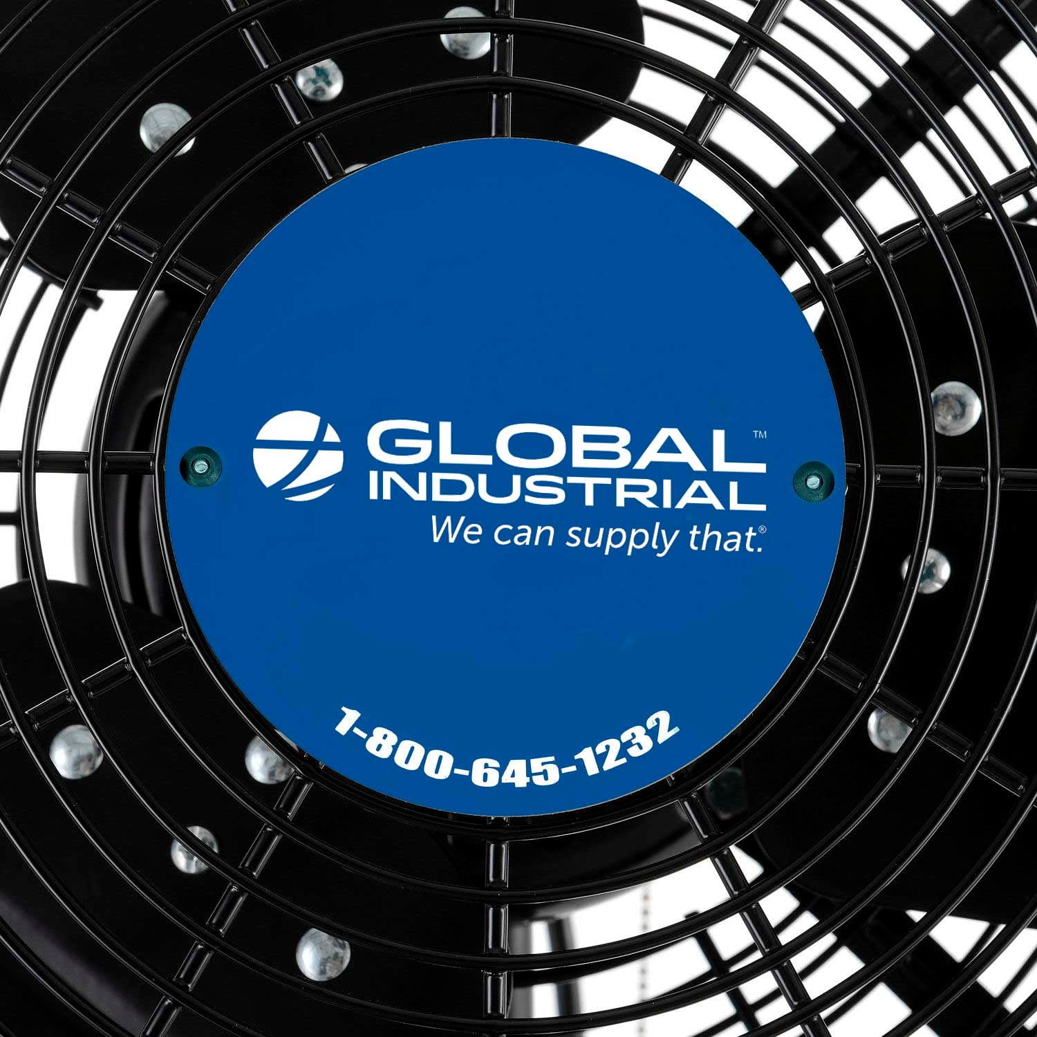 Outdoor Oscillating Wall Mounted Fan, 24" Diameter, 3/10HP, 7700CFM