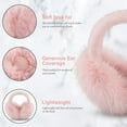 thumbnail image 5 of 1Pcs Ear Muffs for Winter Women Girls Faux Fur Fuzzy Earmuffs Foldable Ear Warmer Fleece Lining Ear Covers, 5 of 6