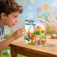 thumbnail image 5 of Easter Acrylic Desk Ornament, Cute Easter Decoration for Kids, Clear Acrylic Spring Tabletop Decor for Home Office Classroom, Easter Gift Display Ornament, 5 of 5