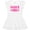AA-White, variant on Inktastic Papa's Girl Girls Baby Dress