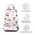 thumbnail image 4 of Wukai Dachshund Dog Puppy Full Set Car Seat Covers with Soft Padding Universal Auto Front Seats Protector and Cushion Mat, 4 of 5