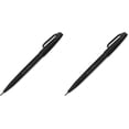 thumbnail image 1 of Marcador Pentel SES15NBPA con Punta de Pincel Fude Negro Paquete de 2, 1 of 4