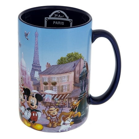 Disney Parks Epcot France Mickey Minnie & Friends Paris Ceramic Coffee