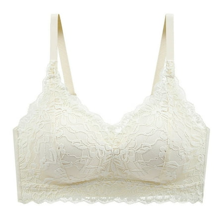 Xiaoxatg Women s Non Underwire Body Sculpting Lace Sexy Upper Support Sag Summer Slim Bra Sports Bra Bandeau