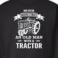 thumbnail image 3 of Inktastic Old Man Tractor Adult Sweatshirt, 3 of 4