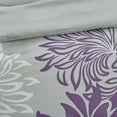 thumbnail image 3 of Home Essence Calla Complete Comforter and Cotton Sheet Set, Purple, Queen, 3 of 5