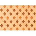 thumbnail image 1 of Ahgly Company Indoor Rectangle Solid Orange Modern Area Rugs, 3' x 5', 1 of 4