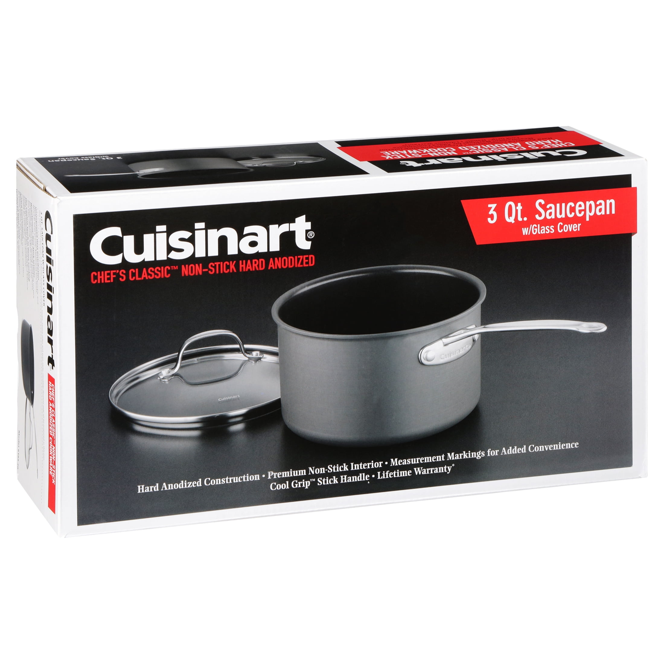Cuisinart Chef's Classic Non-Stick Hard Anodized 1-1/2 Qt. Saucepan -  9236549