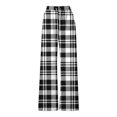 thumbnail image 5 of OGLCCG Girls Plaid Sweatpants Lightweight Fleece Straight Leg Joggers with Pockets Casual Baggy Athletic Sweatpants for Teen Girls 5-15 Years, 5 of 6