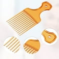 thumbnail image 3 of 1 Pc Women Durable Hair Insert Comb for Curly Thick Wavy Straight Hair Orange ABS, 3 of 6