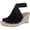 Black, variant on Gentle Souls by Kenneth Cole Womens Charli Suede Ankle Strap Espadrilles