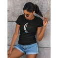 thumbnail image 2 of We Live For Adventure Shaped T-Shirt Women -Image by Shutterstock, Female x-Large, 2 of 4