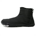 thumbnail image 5 of YOURDIARY Mens Womens Winter Warm Faux Fur Lined Snow Boots Zero Drop Wide Toe Box Waterproof Barefoot Shoes Hike Walking Outdoor Footwear, 5 of 8
