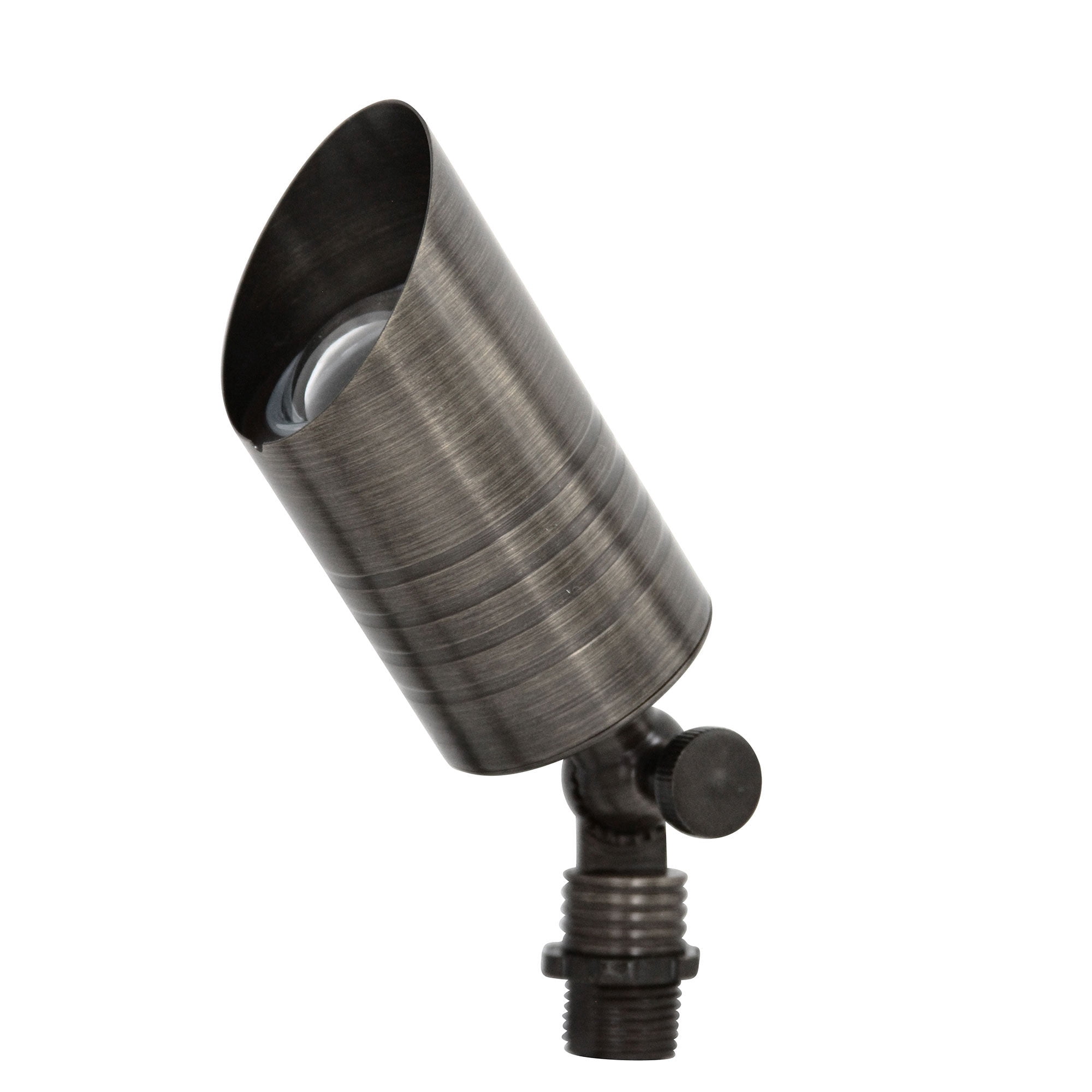 LNC 6W Solid Bronze LED Outdoor Spotlight 2700K Warm White 490 Lumens for Low Voltage Landscape Lighting of Yard, Lawn, Garden, Patio, Trees & House
