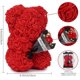 thumbnail image 2 of Valentines Day Gifts For Her Artificial Rose Teddy Bear With Box 10 Inch Handmade Forever Rose Bears For Girlfriend Mom Teacher Mothers Day Anniversar, 2 of 4