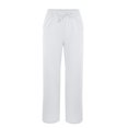 thumbnail image 5 of GEWSEY Linen Pants for Women 2025 Summer High Waist Elastic Straight Leg Lounge Pant Casual Loose Lightweight Beach Trousers White, XXL, 5 of 8