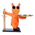 thumbnail image 3 of Ganchos para almacenamiento de joyas, bandeja para llaves, oficina, hogar, figura de perro, estatua de resina, organizador colgante para artículos, 3 of 9