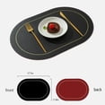 thumbnail image 2 of Bangcool Napperon en Faux Cuir Réversible Imperméable Napperon de Table pour Cuisine, 2 of 10