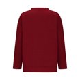 thumbnail image 4 of Xunlbb Plus Size Tops for Women, Women's Casual Crew Neck Sweatshirt Loose Soft Long Sleeve Pullover Tops S-2XL Gifts for Her, 4 of 6