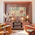 Bohemian Texture TV Dust Cover 32 Inch, Vintage Blue Red Morocco ...