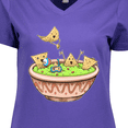 thumbnail image 4 of Inktastic Nachos Partying in Guacamole Women's V-Neck T-Shirt, 4 of 5