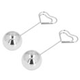 thumbnail image 5 of Clips de Carte de Nom 2 Pcs Support de Numéro de Table Support de Numéro de Table Support de Carte de Place Design Futuriste, 5 of 5