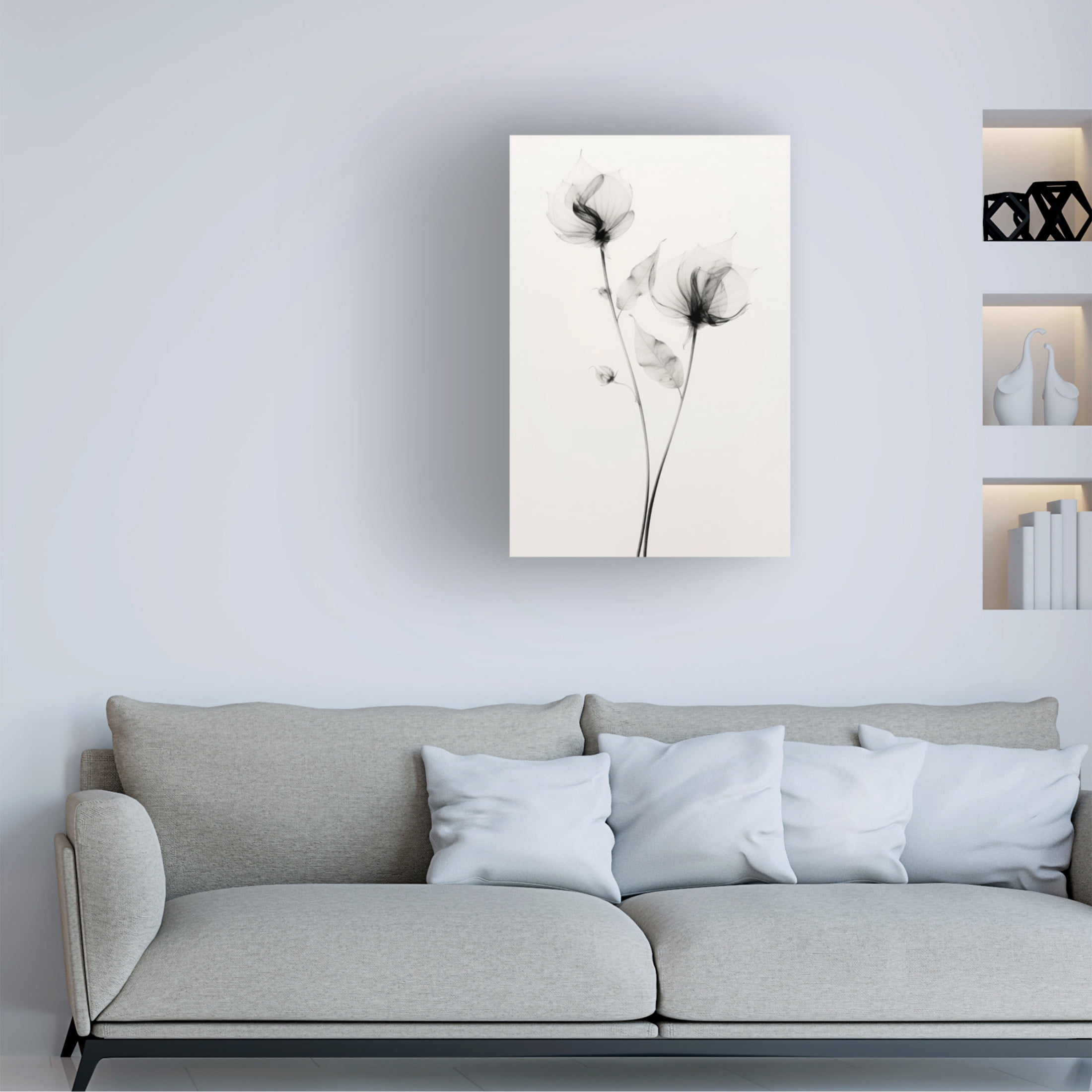Trademark Fine Art Treechild   Transparent Botanic No 7 Canvas Wall Art