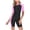 Pink, variant on LYXSSBYX Surfing Swimsuit Women Women's Swimsuit Half Sleeve Wetsuit Sun Protection Suit Jellyfish Suit