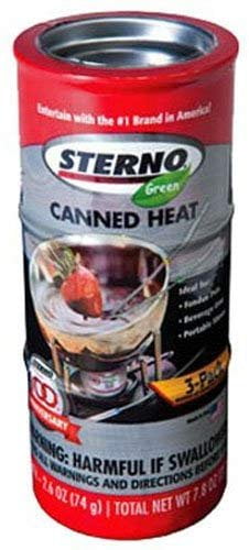 Sterno 2.6-Ounce Entertainment Cooking Fuel, 3-Pack
