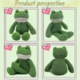thumbnail image 3 of Peluche de rana de patas largas, ideal como cojín decorativo para niñas (verde, 40 cm), 3 of 5
