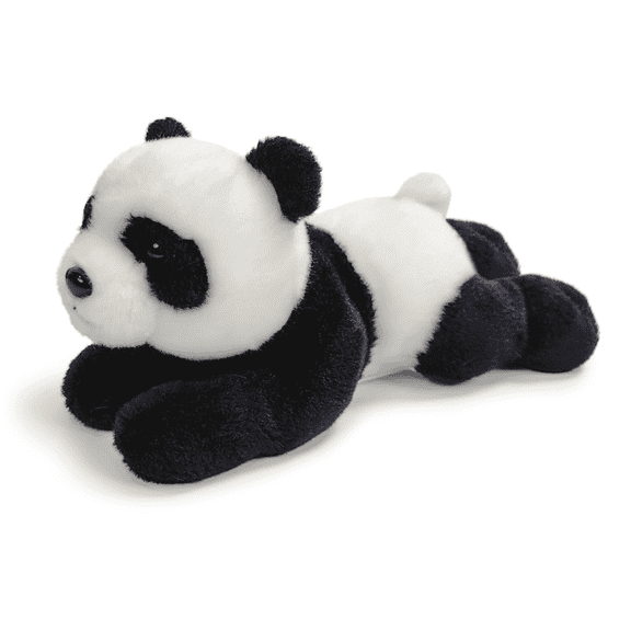Just qunseen 8" Panda Plush Toy Realistic Stuffed Animal for Kids