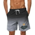 thumbnail image 1 of Pantalones de Playa con Cordón Impreso con Cintura Elástica para Hombre, con Bolsillos para Uso Casual Y Al Aire Libre, 1 of 3
