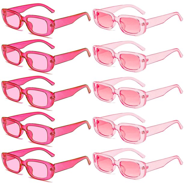 Gafas de Sol SUNOVELTIES Rectangulares Paquete de 10 para Mujeres y Hombres