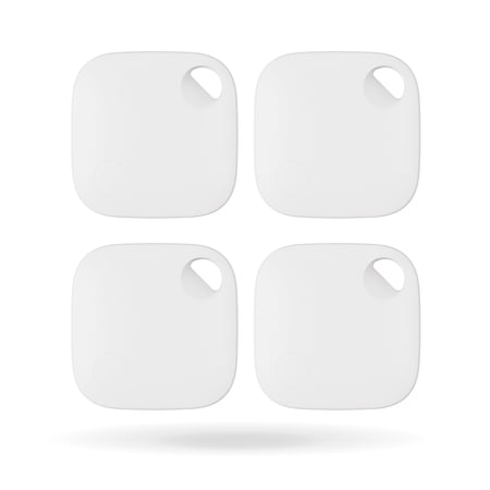 Key Finder Bluetooth Smart Tag, Work with Apple Find My, Item Tracker Locator for iPhone - 4 Pack