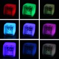 thumbnail image 2 of reloj despertador digital reloj despertador digital reloj despertador que cambia de color colorido JM, 2 of 4